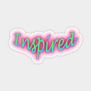 Inspired Neon Retro Sticker